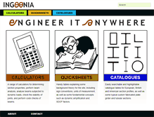 Tablet Screenshot of ingeania.com